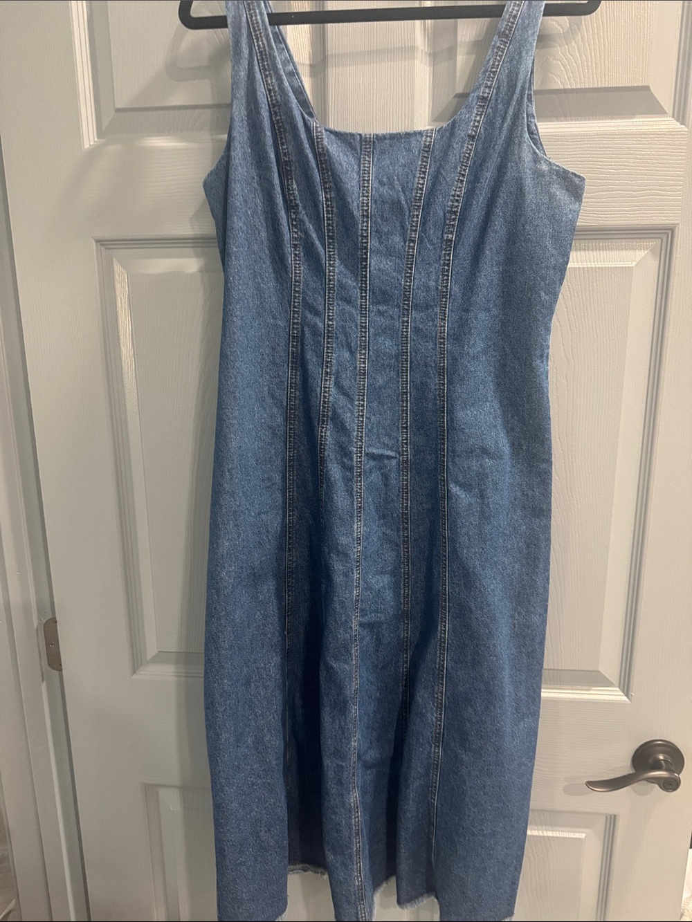 Joie Denim Tank Bodycon Dress - Blue